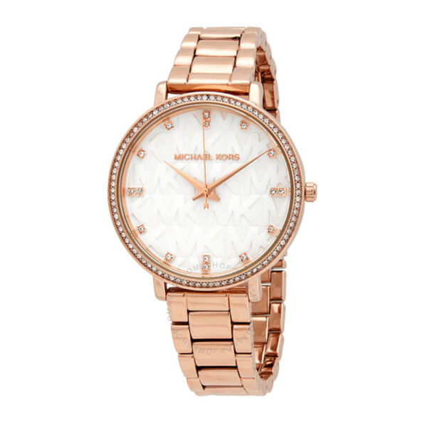 Picture of Michael Kors Pyper Three-Hand Rose Gold-Tone Alloy Watch