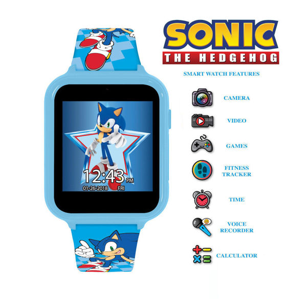 RwandAir – Duty Free Preorder. Sega Sonic the Hedgehog Blue Smart Watch  with Printed Silicone Strap