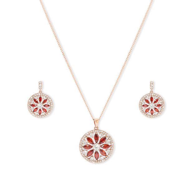 Picture of Martin James London Circle of Grandeur Necklace and  Earring Collection