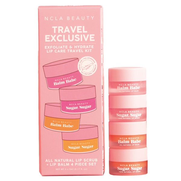 Picture of NCLA Beauty All Natural Lip Scrub + Lip Balm  4 x 5ml