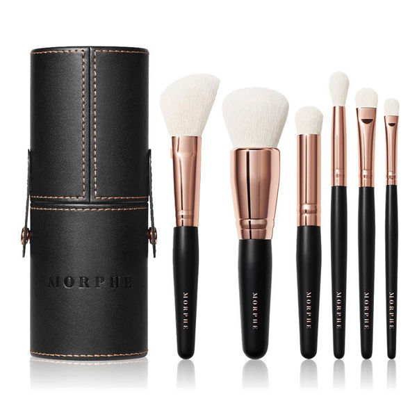 Picture of Morphe Rosé Away Six-piece Travel Brush Set