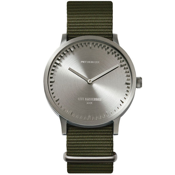 Picture of Leff Amsterdam Gent’s Steel T40 Tube Watch with Two Straps