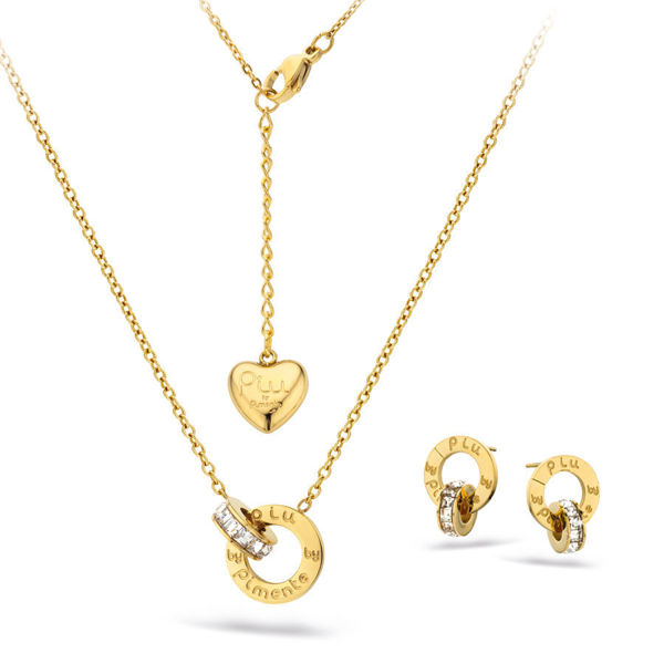 Picture of Piu by Pimente Fatale Earrings & Necklace Set